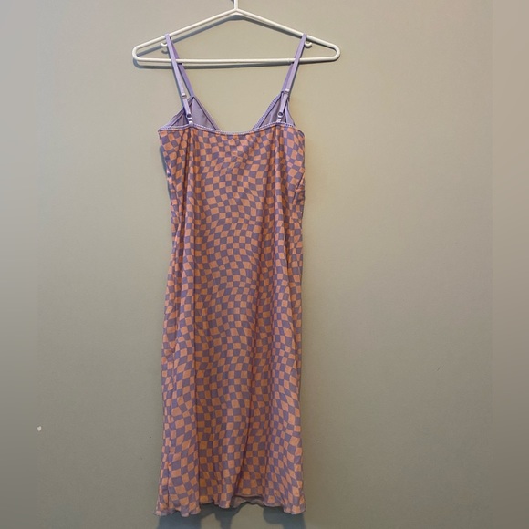 Checkered print forever 21 slip dress - Picture 2 of 5
